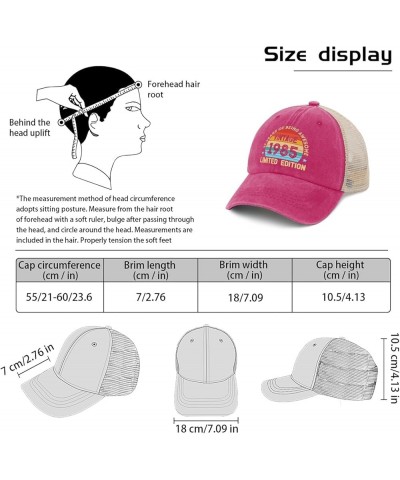 SYEARS of Being Awesom Vintage 1985 Limited Edition Trucker Hat Women Baseball Hat AllBlack Gifts for Daughter Pink $11.12 Su...