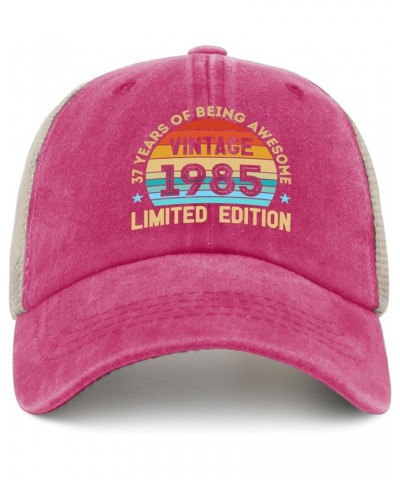 SYEARS of Being Awesom Vintage 1985 Limited Edition Trucker Hat Women Baseball Hat AllBlack Gifts for Daughter Pink $11.12 Su...