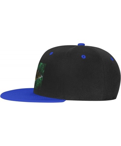 Smoke Style Flag of Guyana Baseball Cap for Men Women Snapback Hat Adjustable Flat Bill Hats Blue $12.85 Baseball Caps