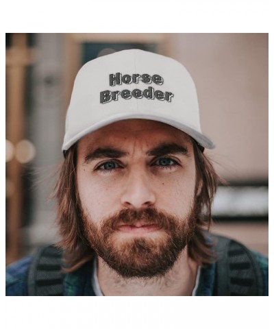 Custom Baseball Cap Horse Breeder Breeding Acrylic Artificial Dad Hats for Men and Women Soft Pink Design Only $11.07 Basebal...