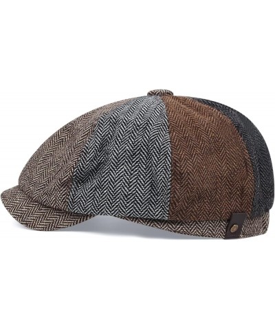 Newsboy Hats for Men, Winter Warm Wool Hat, Newsboy Cap for Traveling, Walking (Color : B, Size : One Size) One Size A $61.10...