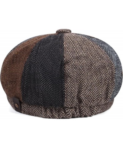 Newsboy Hats for Men, Winter Warm Wool Hat, Newsboy Cap for Traveling, Walking (Color : B, Size : One Size) One Size A $61.10...