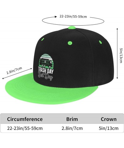 Trash Day Best Day Waste Management Garbage Truck Baseball Cap Summer Men Women Trucker Hat Green $9.89 Baseball Caps