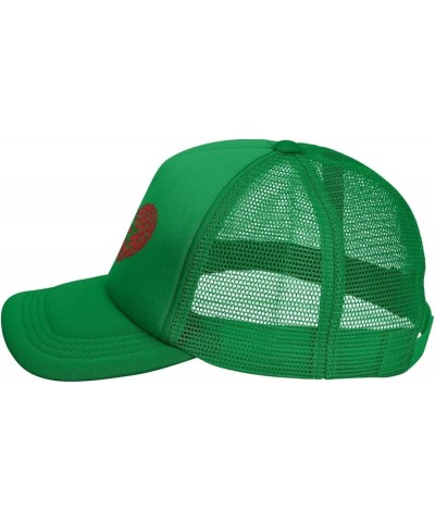 Trucker Hat Mesh Baseball Cap Adjustable Dad Hat Unisex Green $9.81 Baseball Caps