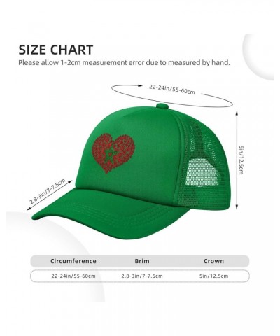 Trucker Hat Mesh Baseball Cap Adjustable Dad Hat Unisex Green $9.81 Baseball Caps