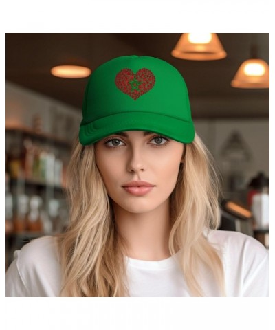 Trucker Hat Mesh Baseball Cap Adjustable Dad Hat Unisex Green $9.81 Baseball Caps