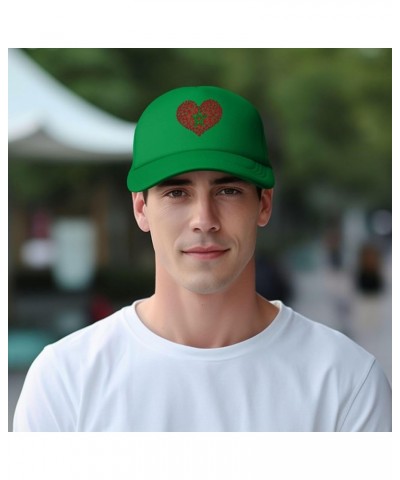 Trucker Hat Mesh Baseball Cap Adjustable Dad Hat Unisex Green $9.81 Baseball Caps