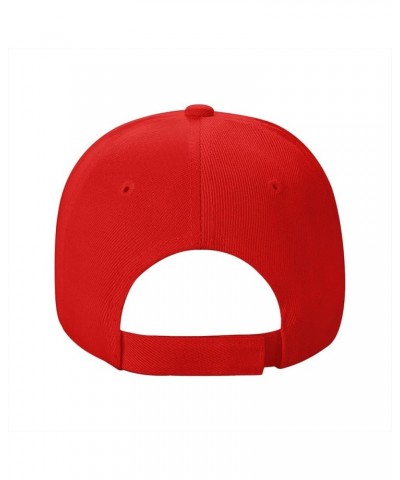 Women's and Men's Baseball Caps Easily Distracted by Dogs Original Dad Hat Adjustable Casquette Cap Red $10.65 Baseball Caps