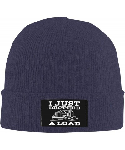 I Just Dropped A Load Unisex Beanie for Men Women Knit Hat Winter Beanies Black Navy Blue $9.56 Skullies & Beanies