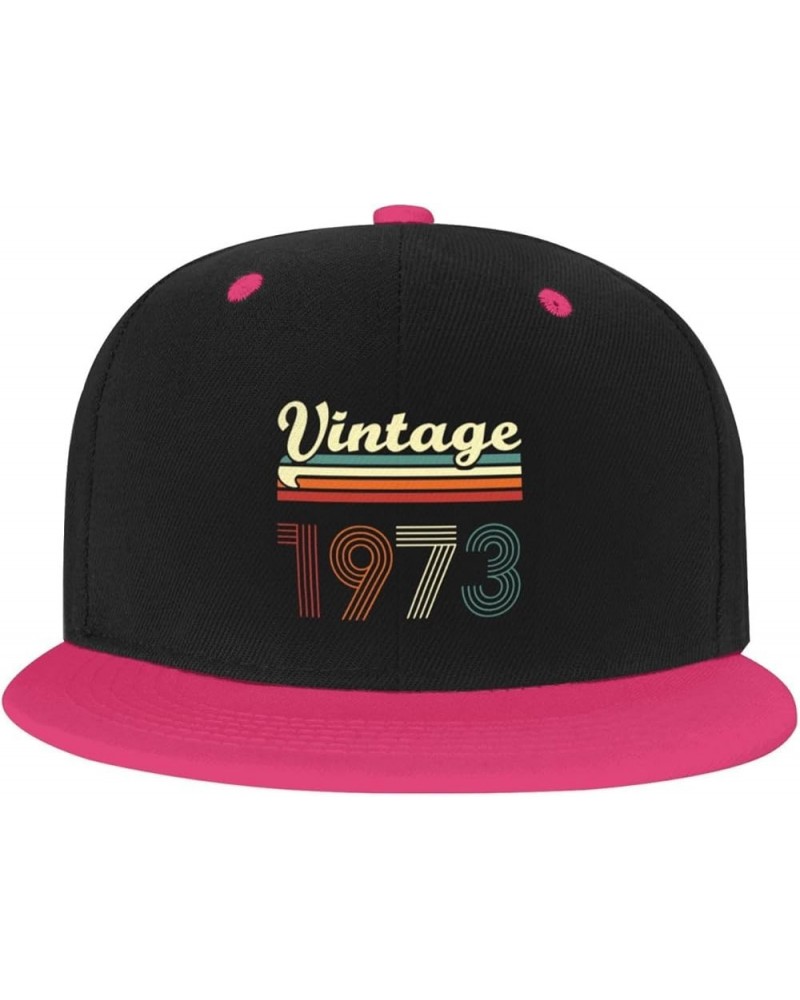 51 Year Old Gifts Vintage 1973 Baseball Cap Women Cowboy Hat Trucker Hat Men Dad Hat Snapback Hat White Pink $10.61 Baseball ...