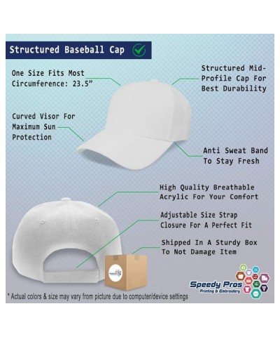 Custom Baseball Cap Comedian Gags Acrylic Entertain Dad Hats for Men and Women White Design Only $11.34 Baseball Caps