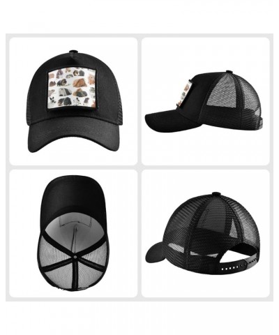 Women's Baseball Cap, Men's Baseball Cap, Adjustable Cotton Twill Mesh-Back Cap Multi 1 $9.44 Sun Hats