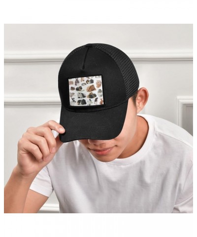 Women's Baseball Cap, Men's Baseball Cap, Adjustable Cotton Twill Mesh-Back Cap Multi 1 $9.44 Sun Hats