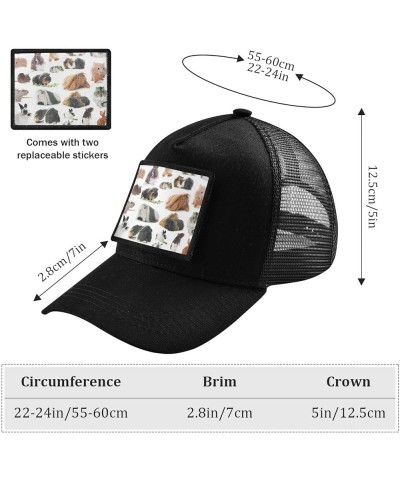 Women's Baseball Cap, Men's Baseball Cap, Adjustable Cotton Twill Mesh-Back Cap Multi 1 $9.44 Sun Hats