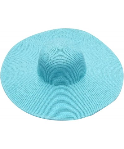 Summer Hats for Women Wide Bongrace Women Straw Beach Hat Little Girl Sun Cap Foldable Ladies Hats Old Looking Sky Blue-3 $13...