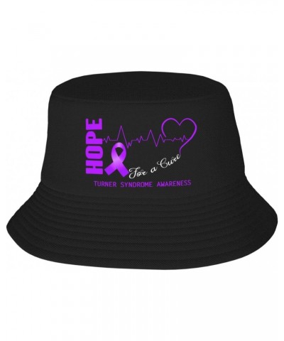 Hope for A Cure Turner Syndrome Awareness Bucket Hat for Men Women Boonie Hat Outdoor Summer Vacation Beach Travel Fishing Ca...