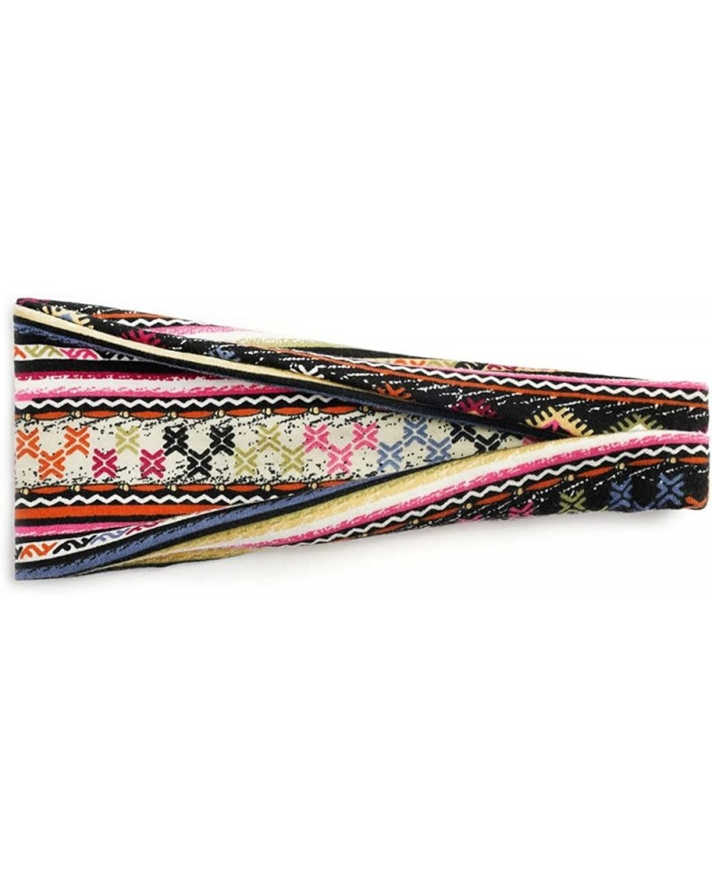 Adult Neckerchief Women Casual Printing Yoga Hairband Sports Elastic Sweat Absorbing Headband Fashion Headwear Khaki $5.60 He...