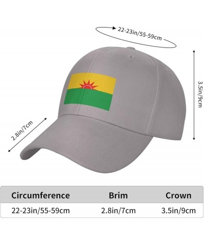 Adjustable Flag of United Liberation Front of Asom Baseball Cap Women Men Hat Truck Driver Baseball Caps Sun Hats Gray $10.78...