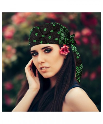 Fashion Women African Pattern Turban Flower Caps Beading Braid Hat Muslim Ruffle Cancer Wrap Cap Sleep Caps Hair Bonnets E-c ...