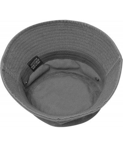 Iowa Terrain Map Bucket Hat for Men Women Outdoor Washed Cotton Sun Hats Travel Beach Hat Gray $10.52 Bucket Hats