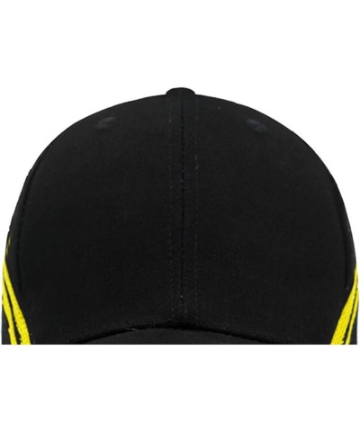 Mens and Womens Summer Fashion Casual Sunscreen Baseball Caps Cap Hats Who Hat Black-2 $9.64 Baseball Caps