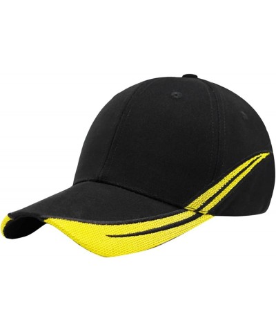 Mens and Womens Summer Fashion Casual Sunscreen Baseball Caps Cap Hats Who Hat Black-2 $9.64 Baseball Caps