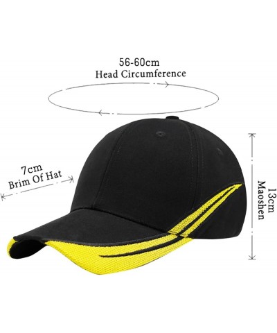 Mens and Womens Summer Fashion Casual Sunscreen Baseball Caps Cap Hats Who Hat Black-2 $9.64 Baseball Caps