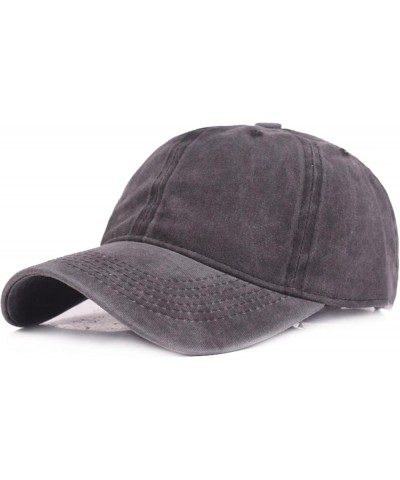 Baseball Cap Adjustable Baseball Hats Washing Sports Baseball Cap Unisex Classic Cotton Hat for Men Women Gray Green $7.74 Ba...