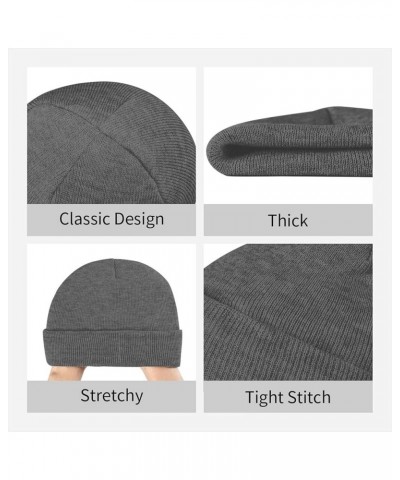 Promoted to Great Grandpa Est. 2024 Gifts Beanie Hat Women Warm Hats Men Knit Slouchy Skull Cap Knitted Hat Black Deep Heathe...