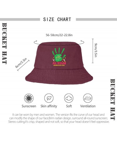 Funny Bucket Hats Piece Puzzle Butterfly Bucket Hats Autism Awareness Day Vintage Mens Hats Vacation Accessories for 1 $10.35...