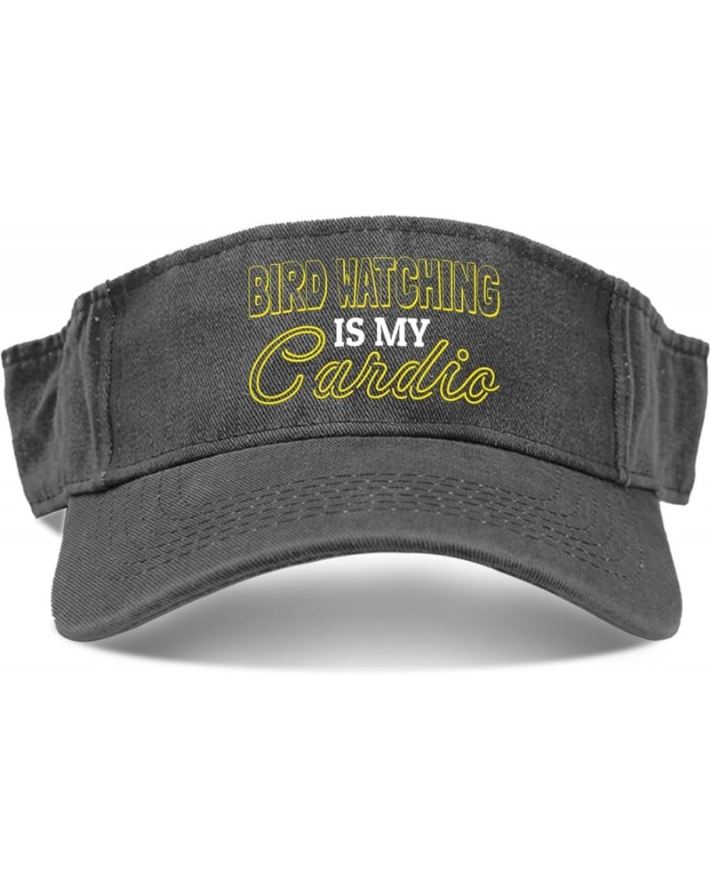 Bird Watching is My Caps Sun Visor for Men Sun Visor Hat Stylish Visor Hat Allblack $11.99 Visors