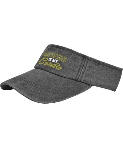 Bird Watching is My Caps Sun Visor for Men Sun Visor Hat Stylish Visor Hat Allblack $11.99 Visors