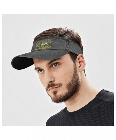 Bird Watching is My Caps Sun Visor for Men Sun Visor Hat Stylish Visor Hat Allblack $11.99 Visors