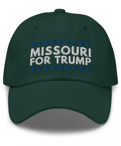 Missouri for Trump Dad Hat - Embroidered Baseball Cap - Republican Trump 2024 Gift Spruce $16.07 Baseball Caps