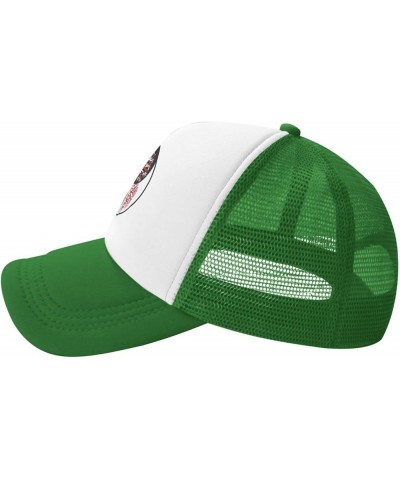 Yin Yang Tree American Mexico Flag Men Women Mesh Baseball Cap Green $21.83 Baseball Caps