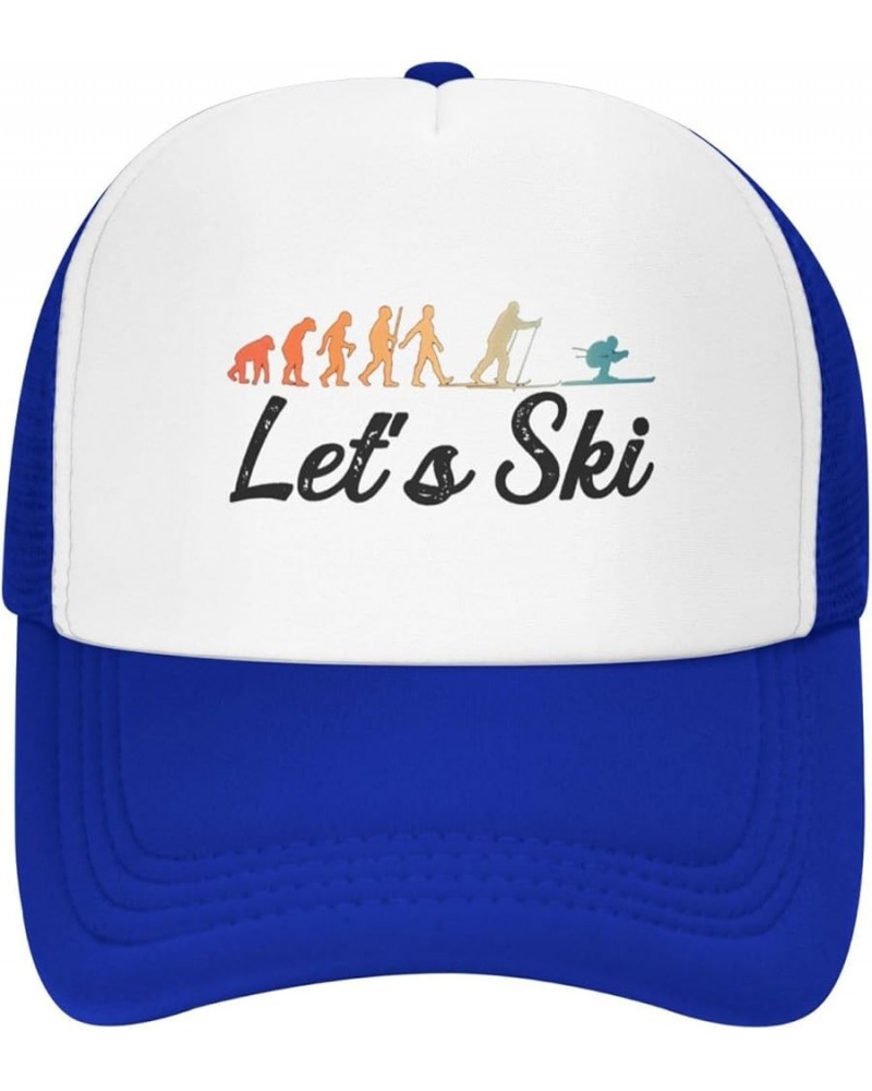 Ski hat Let's Ski Hats and Funny Trucker Hats & Funny Workout Hats and Birthday Cute Hat and Blue $10.31 Cowboy Hats