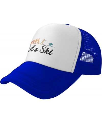 Ski hat Let's Ski Hats and Funny Trucker Hats & Funny Workout Hats and Birthday Cute Hat and Blue $10.31 Cowboy Hats