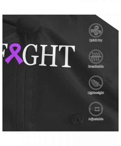 Fight Alzheimers Cancer Awareness Cap Tucker Hat Adjustable Sports Baseball Caps5 Black $18.22 Baseball Caps