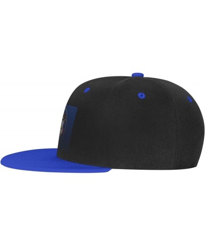 Mesh Style Flag of Utah Baseball Cap for Men Women Snapback Hat Adjustable Flat Bill Hats Blue $9.89 Baseball Caps