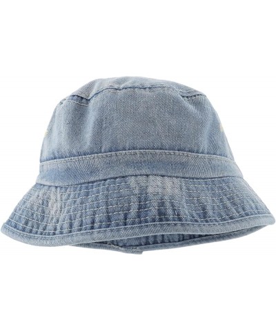 2 Pcs Fisherman's Hat Men and Women Vintage Sky-bluex2pcs $14.55 Bucket Hats