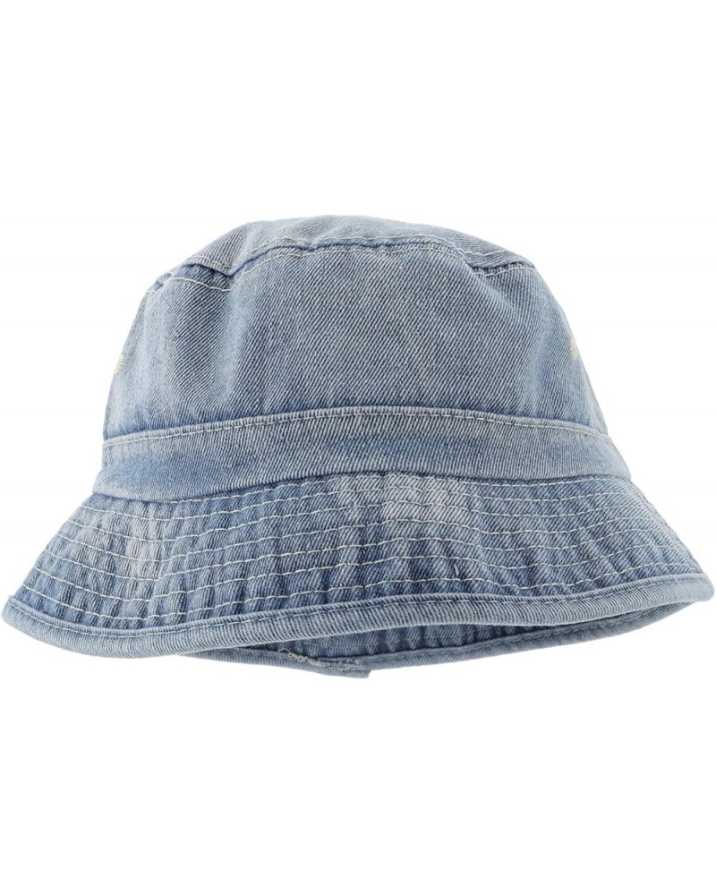 2 Pcs Fisherman's Hat Men and Women Vintage Sky-bluex2pcs $14.55 Bucket Hats