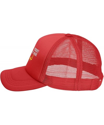 My New Kidney is Down Here Baseball Cap for Men Women Adjustable Mesh Trucker Hat Black Red $9.41 Baseball Caps