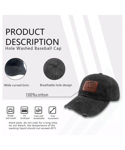 I Still Play with Cars Cowboy Hat Vintage Workout Hat Gifts for Men Who Like Engraved,Summer Hat Suitable for Streetwear $11....