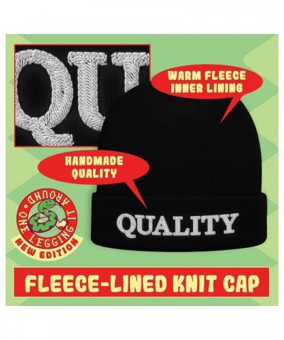 got let-up? - Soft Adult Beanie Cap Black $17.83 Skullies & Beanies