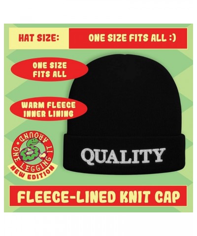 got let-up? - Soft Adult Beanie Cap Black $17.83 Skullies & Beanies