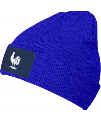 France Team Logo Stretch Knit Hat for Men Women Winter Warm Cap Blue $8.33 Skullies & Beanies