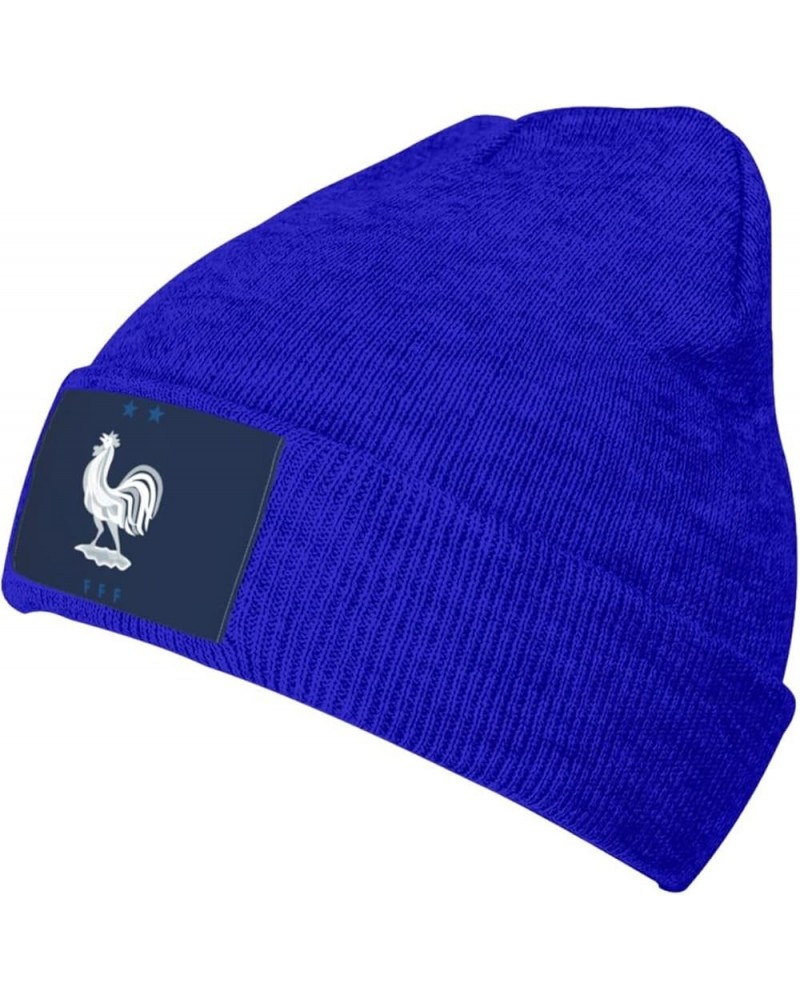 France Team Logo Stretch Knit Hat for Men Women Winter Warm Cap Blue $8.33 Skullies & Beanies