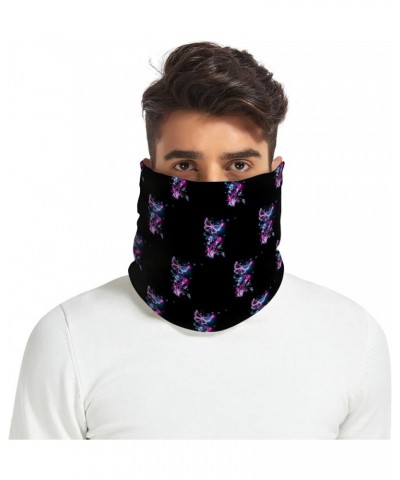 Men's Cold Weather Neck Gaiter, Cotton Velvet Lining Gaiter Mask, Neck Warmer Multi 5 $11.39 Scarves