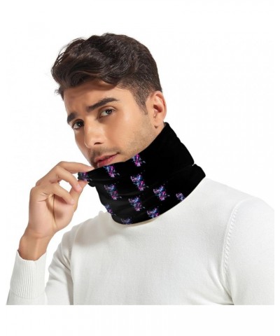 Men's Cold Weather Neck Gaiter, Cotton Velvet Lining Gaiter Mask, Neck Warmer Multi 5 $11.39 Scarves