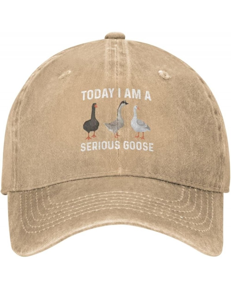 Today I Am A Serious Goose Hat for Women Baseball Hats Adjustable Cap Natural $10.19 Baseball Caps